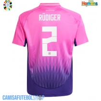 Camisa de time de futebol Alemanha Antonio Rudiger #2 Replicas 2º Equipamento Europeu 2024 Manga Curta